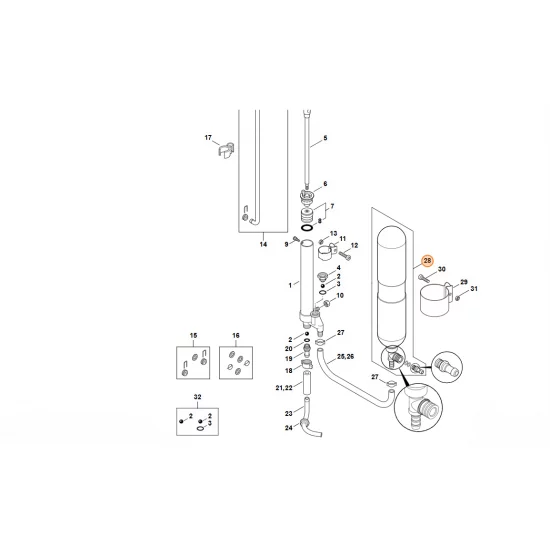 STIHL  Zbiornik ciśnieniowy 4247 540 0201